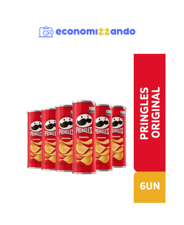 Combo Batata Pringles Original 6 Unidades