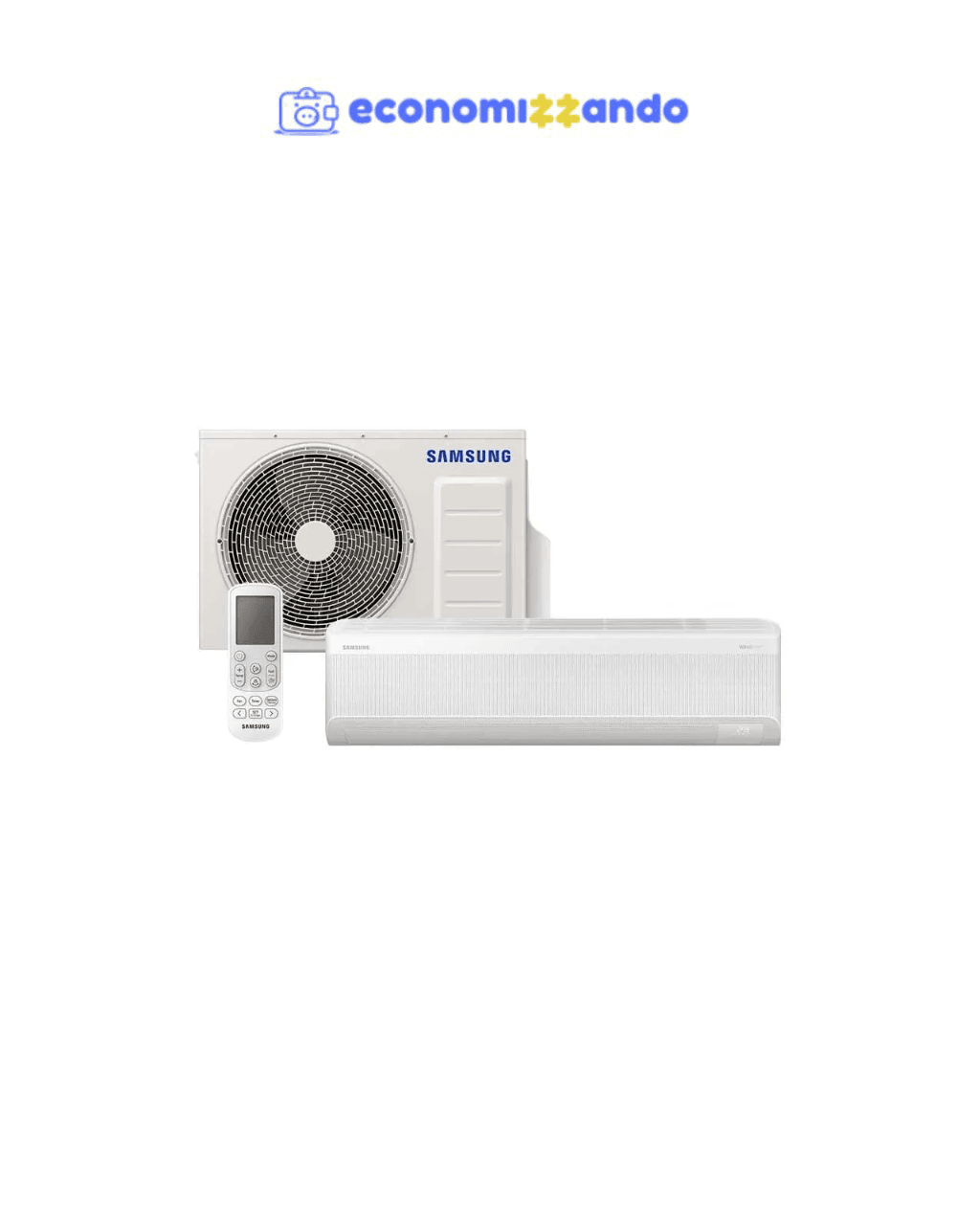 Ar-condicionado Split Samsung Inverter WindFree Connect AI 18.000 BTUs Frio Sem Vento AR18DYFAAWKNAZ