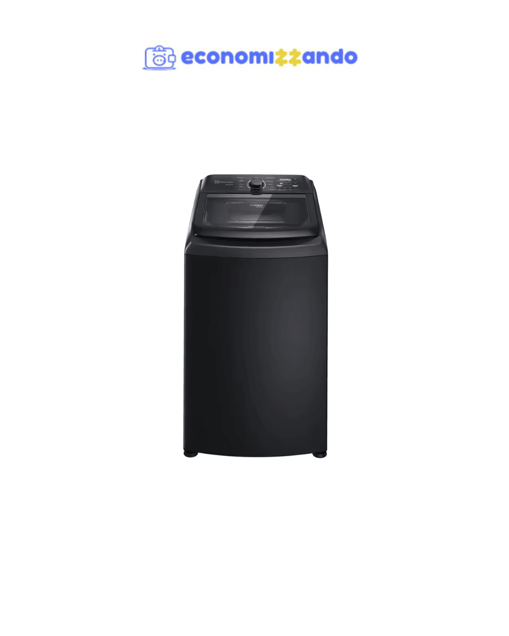  Máquina de Lavar Electrolux 14,5kg Cesto Inox 11 Programas de Lavagem Eficientes LEP15 Preta