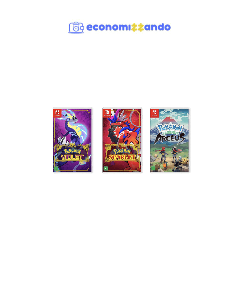 JOGOS POKÉMON DE NINTENDO SWITCH EM OFERTA NA AMAZON! 