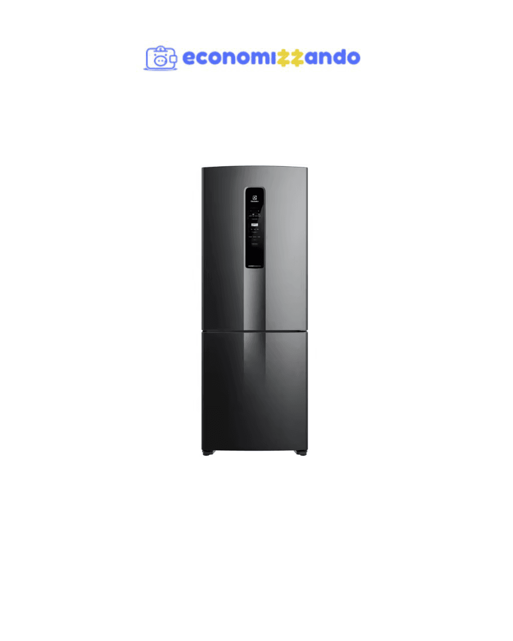  Refrigerador Electrolux Frost Free - Inverse Black Inox Look 490L IB7B 