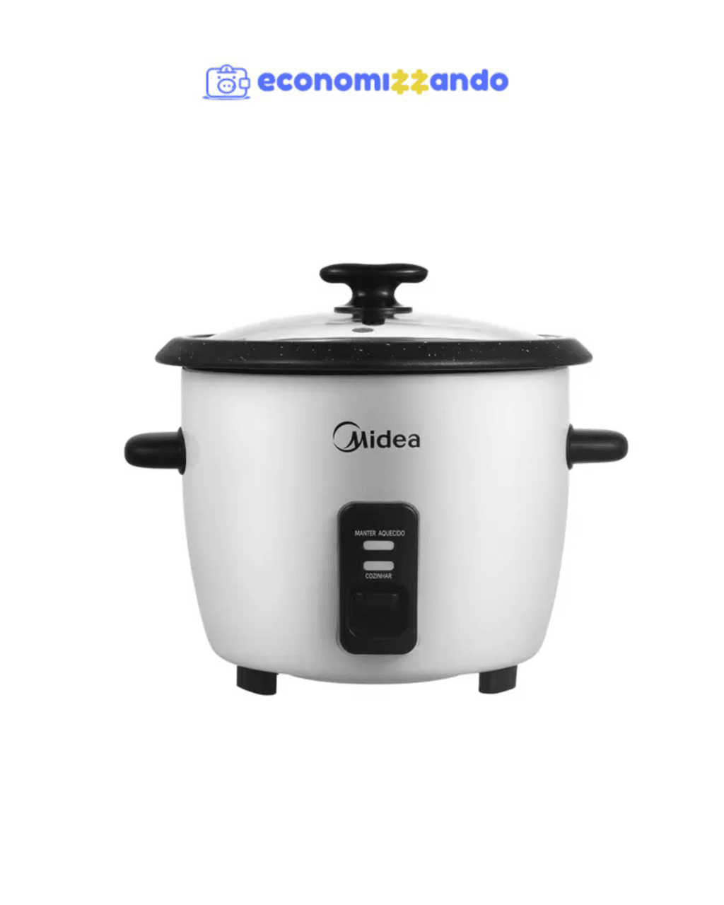 Panela de Arroz Elétrica 2,5L Branca Midea