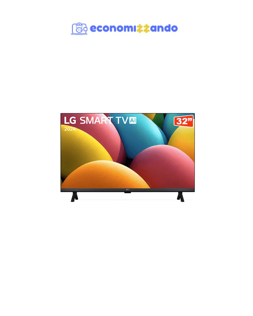Smart Tv 32'' Lg Hd 32lr600b 60hz Lcd - Preto