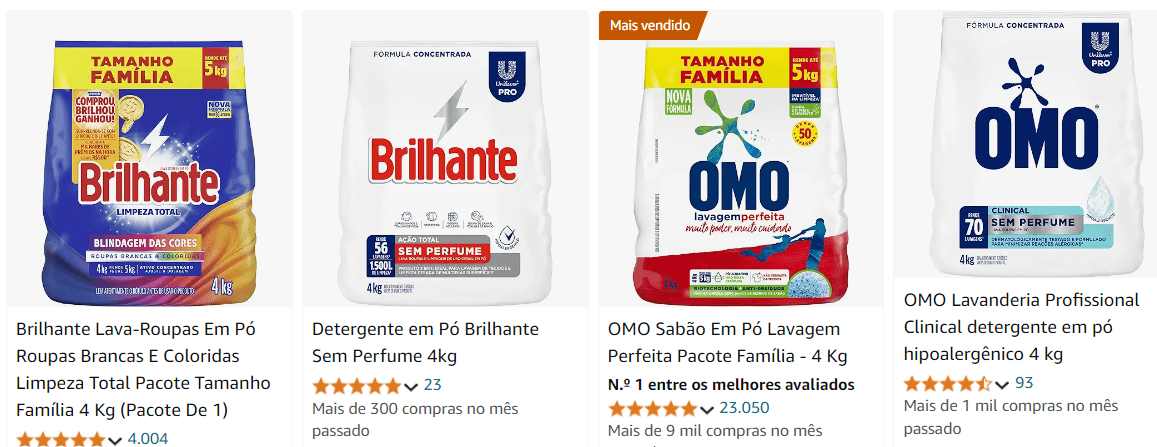 Detergente em Pó - OMO | Brilhante
