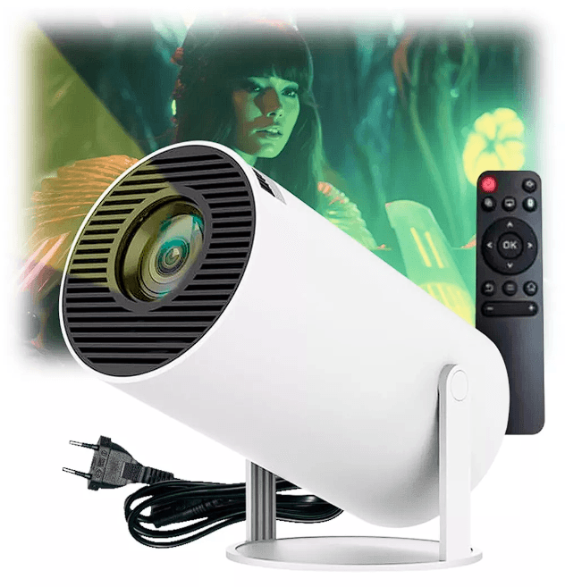 Mini Projetor Portátil FHD Hy300