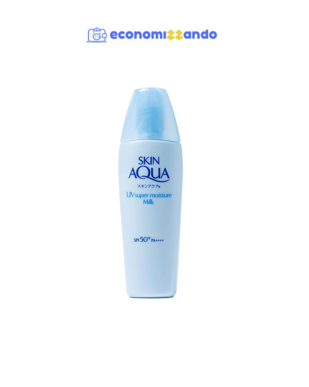 SKIN AQUA® Super Moisture Milk 40g - Protetor Solar Facial sem cor FPS50