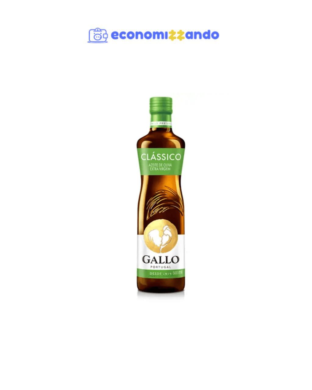 Azeite de Oliva Extra Virgem Vidro 500ml Gallo