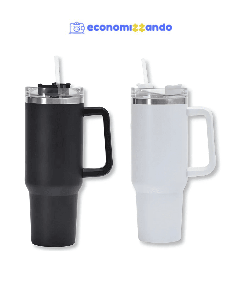 Garrafa Térmica Inox 1200ml Dupla Tampa Coloridos