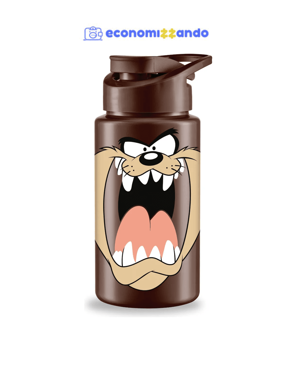 Garrafinha De Agua Decorada Infantil 500ml Taz Mania