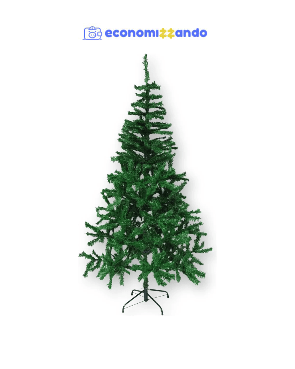 Árvore De Natal Luxo 1,5M Cheia 500 Galhos Com Pés De Ferro