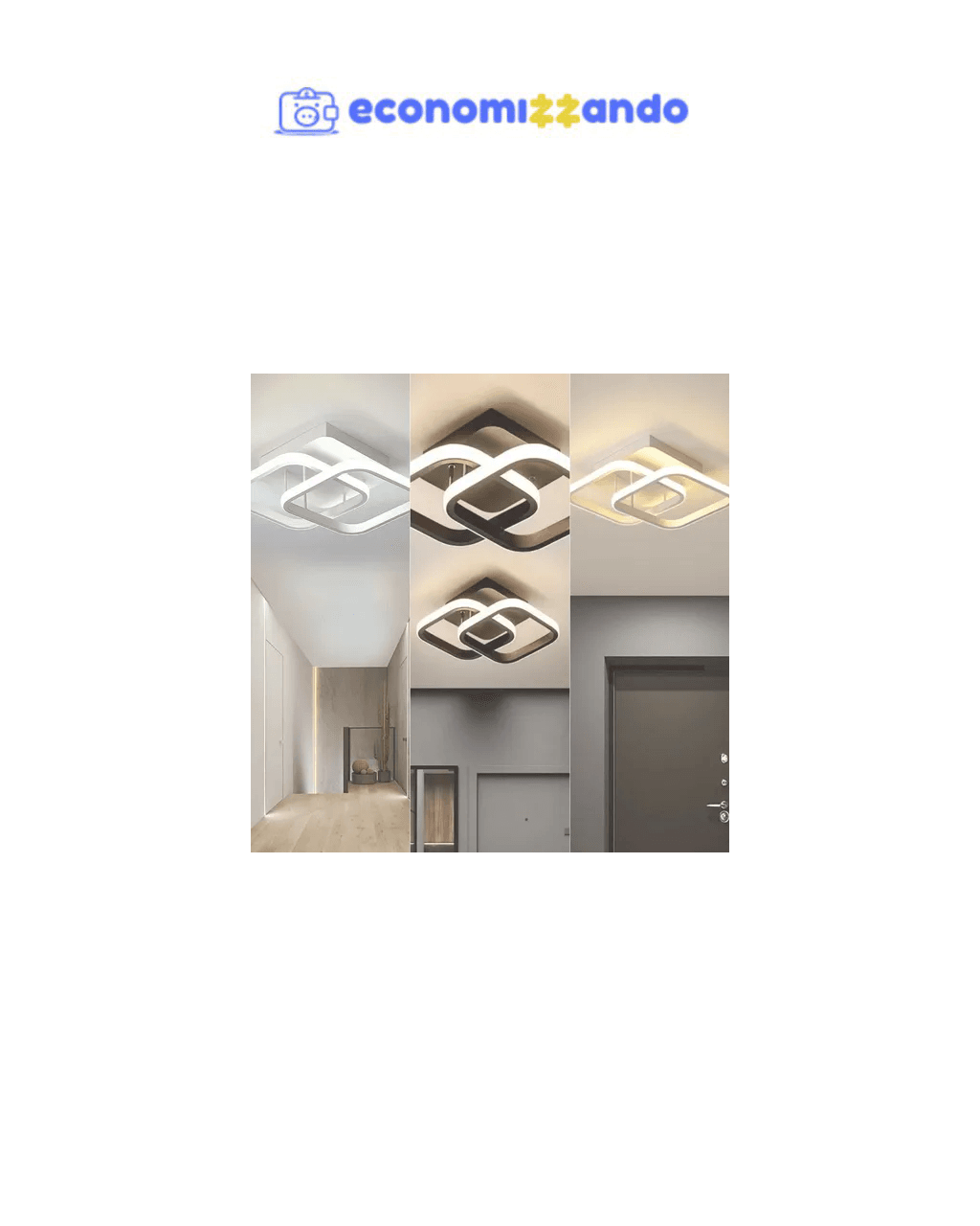 Plafon Led 22w 110/220v Luminária Moderna Sobrepor Lustre