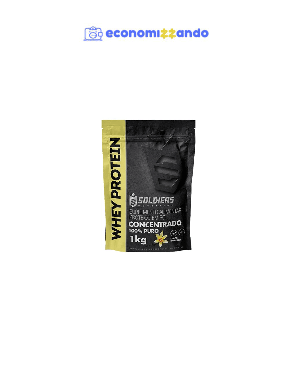 Whey Protein Concentrado 1Kg Soldiers Nutrition