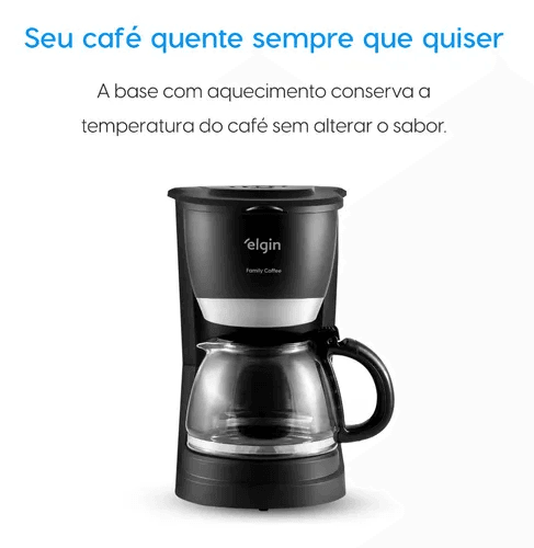 Cafeteira Elétrica 30 Xícaras Elgin Family Coffee