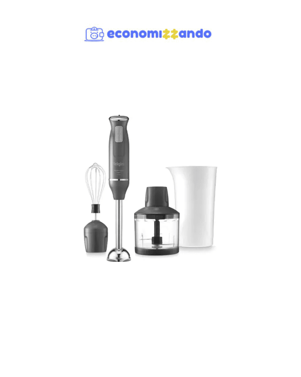 Mixer Power Inox 3 Em 1 600w Elgin Lunar 