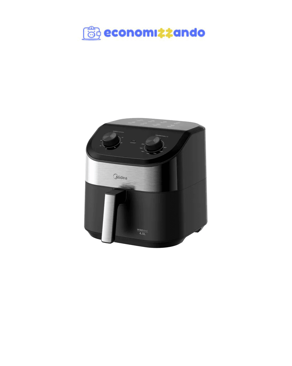 Fritadeira Air Fryer 4,5l Widemax 1500w Midea