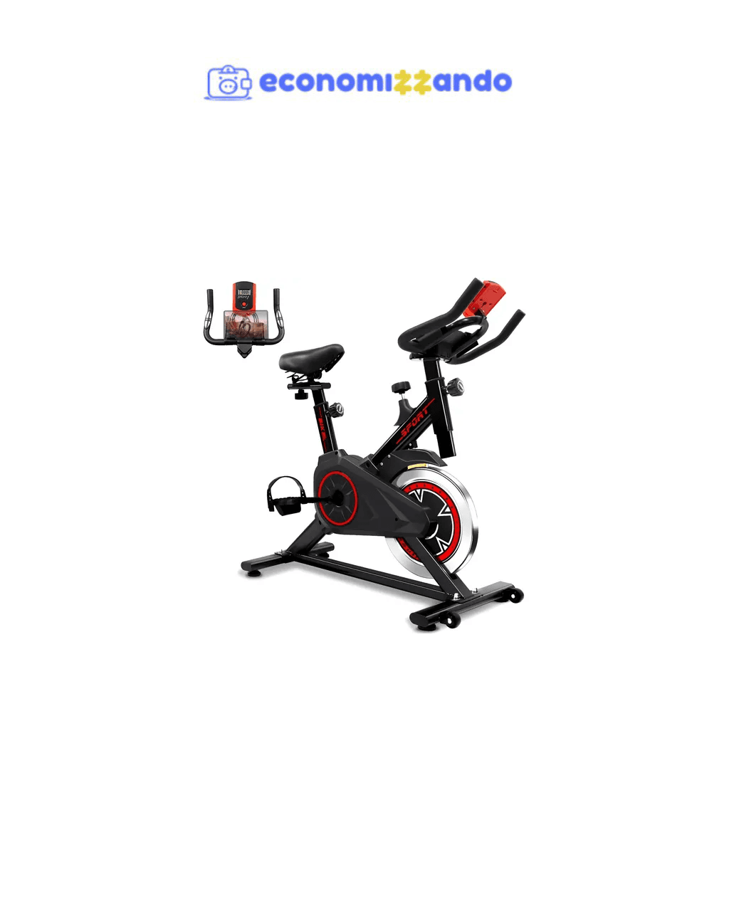 Bicicleta Ergométrica Para Spinning Sport 150 Kg