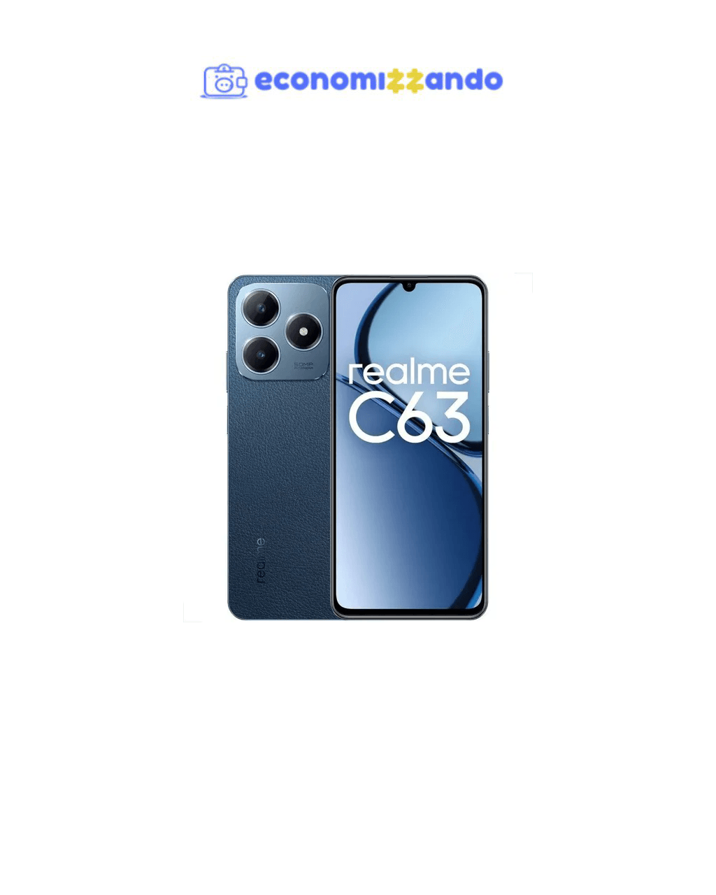 Smartphone Realme C63 Dual Sim 128GB 6GB de RAM