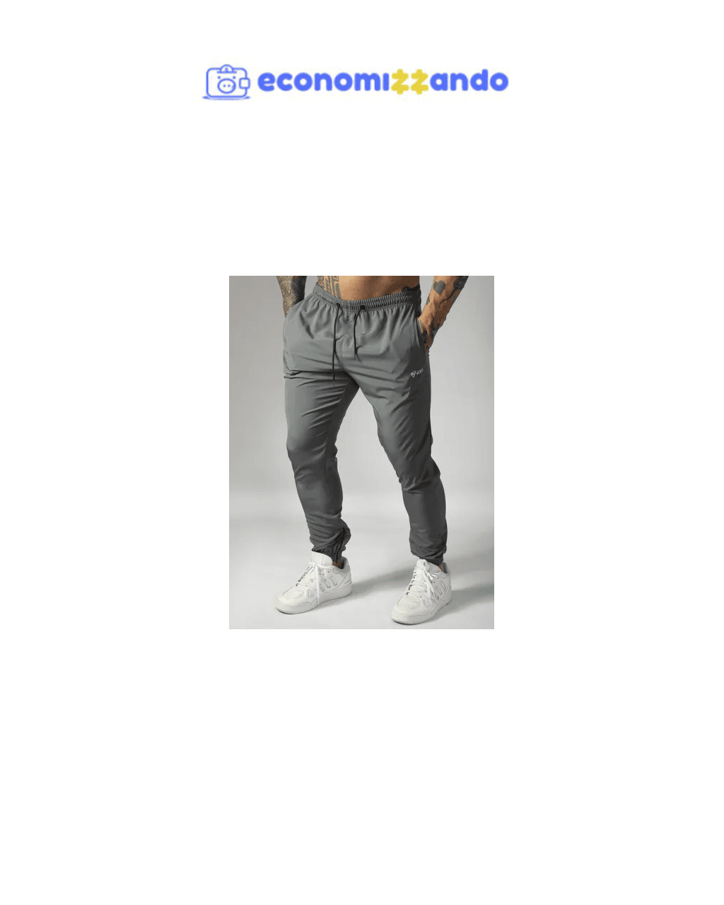 Calça Tactel Jogger Com Elastano Active Wear Void Verão