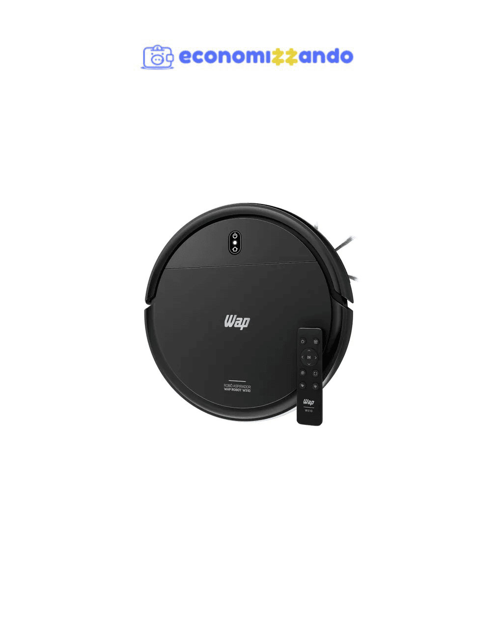 Robô Aspirador Robot W310 3 Em 1 Com Base Carregadora Wap