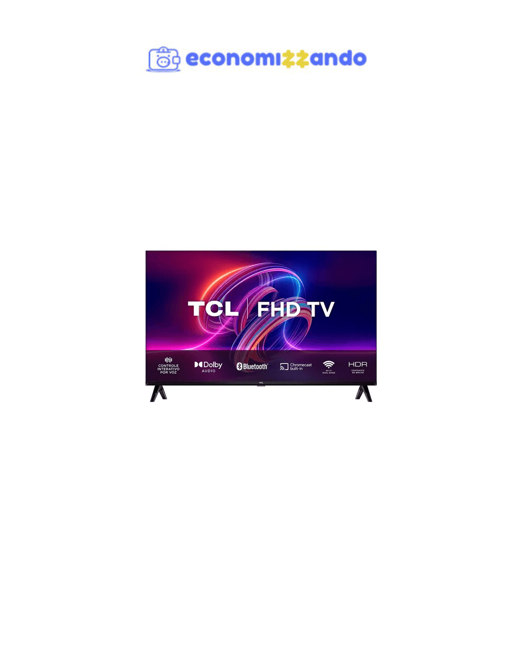 Smart TV 40" TCL S5400a Led Fhd Android