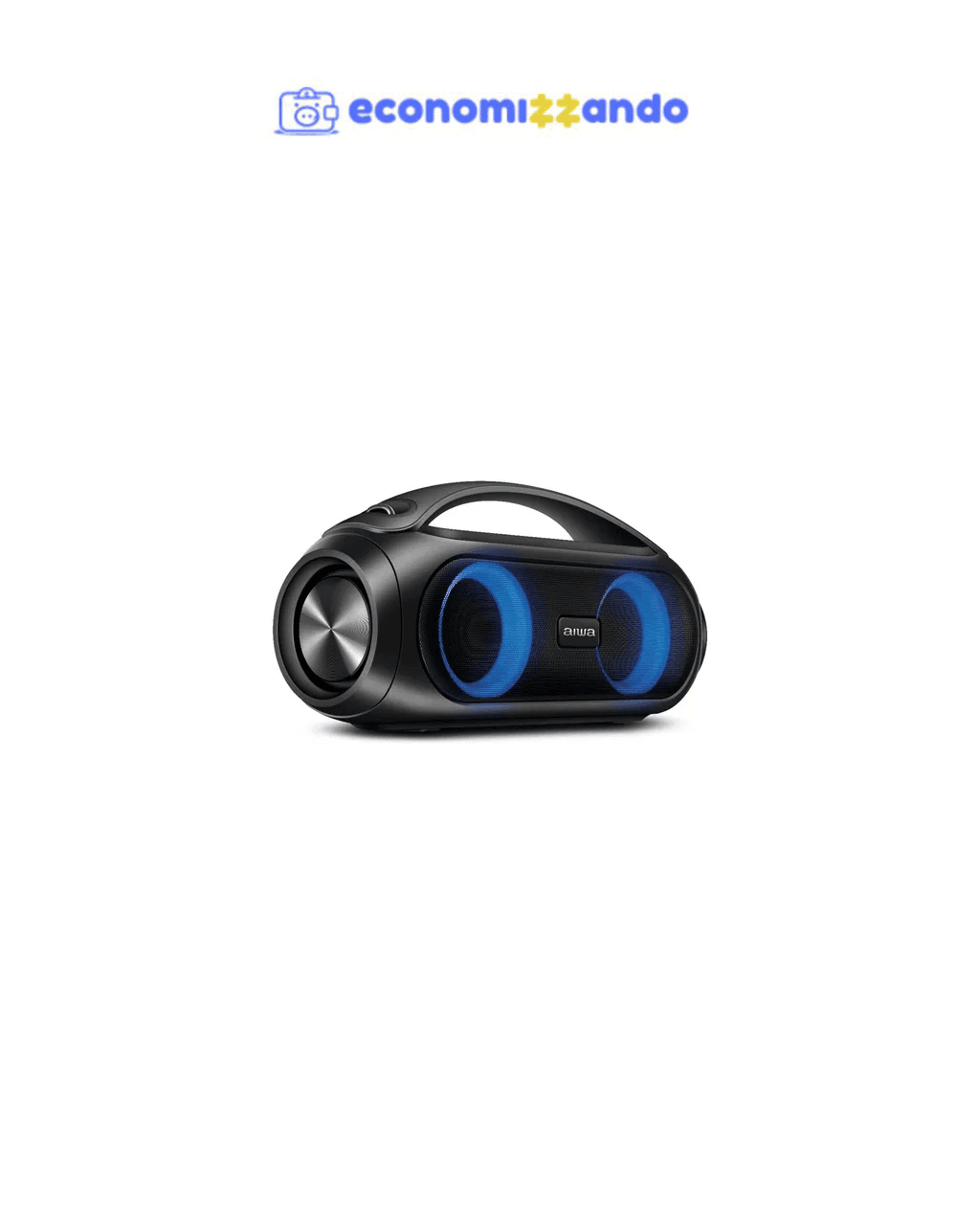 Caixa De Som Boombox Aws-bbs-02-a Bluetooth Aiwa