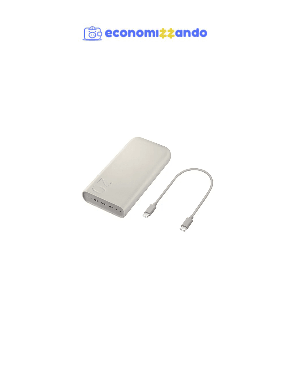 Carregador Portátil Samsung 3 Portas 20000mah