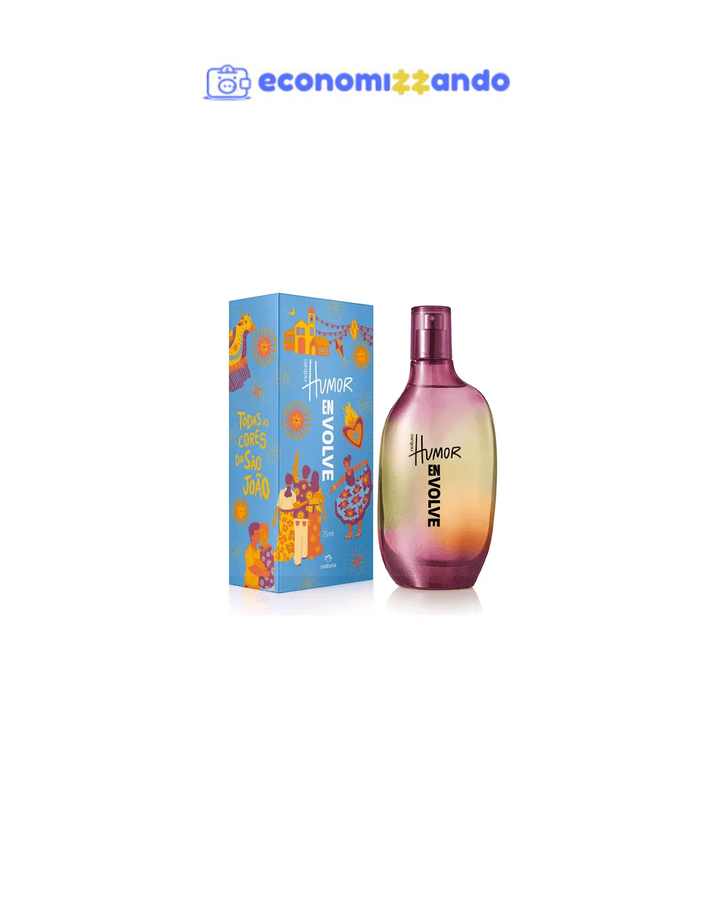 Deo Colônia Natura Humor Envolve Edição São João 75 Ml