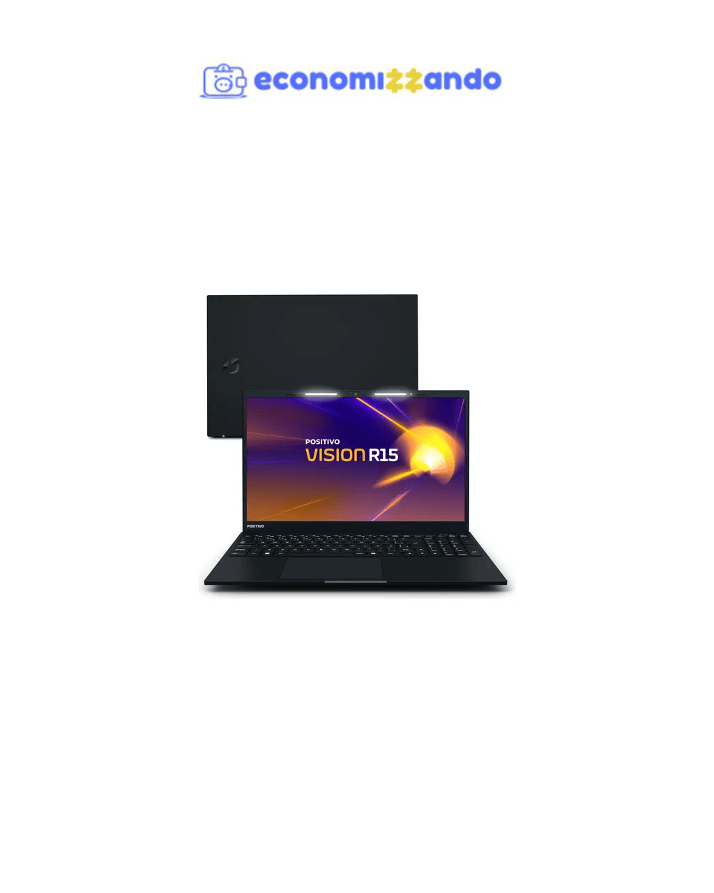 Notebook Positivo Vision Ryzen 5-5500U 8GB 256GB SSD