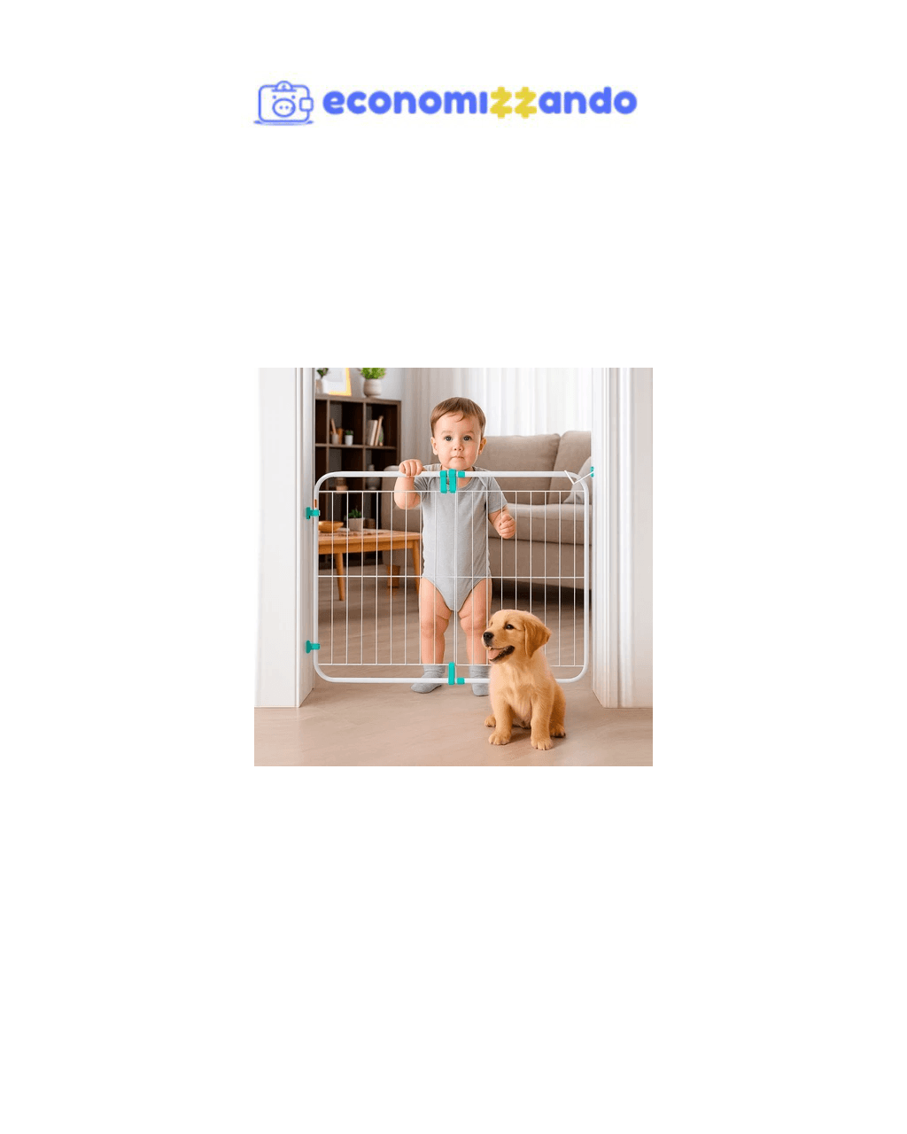 Portão Expansivo Grade Proteção Criança Pet Cachorro 70cm a 115cm