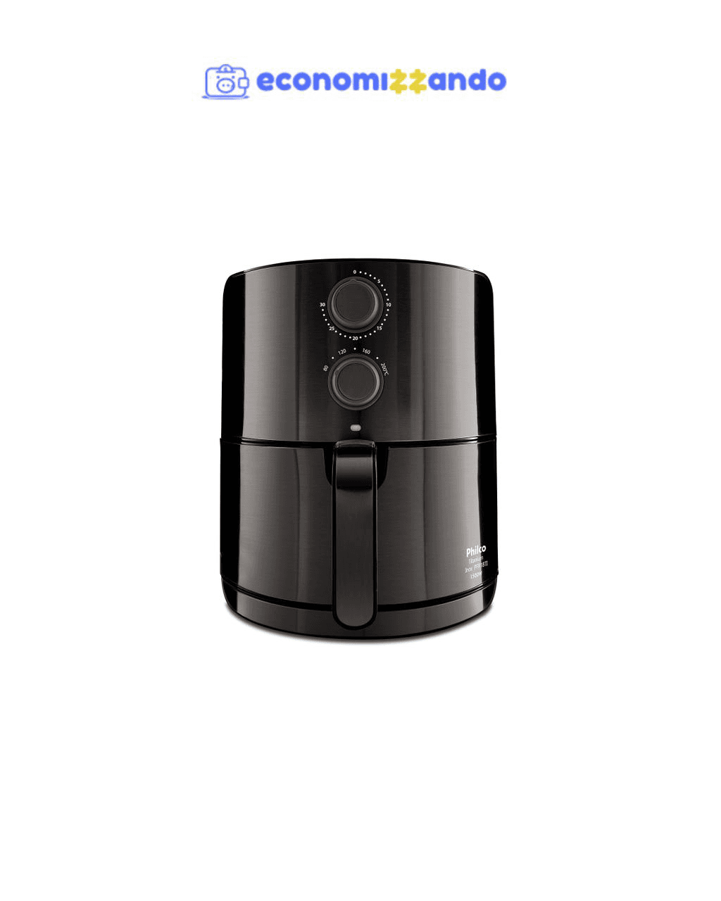 Air Fryer Philco 4,6L 1500W Titanium Inox PFR18TI
