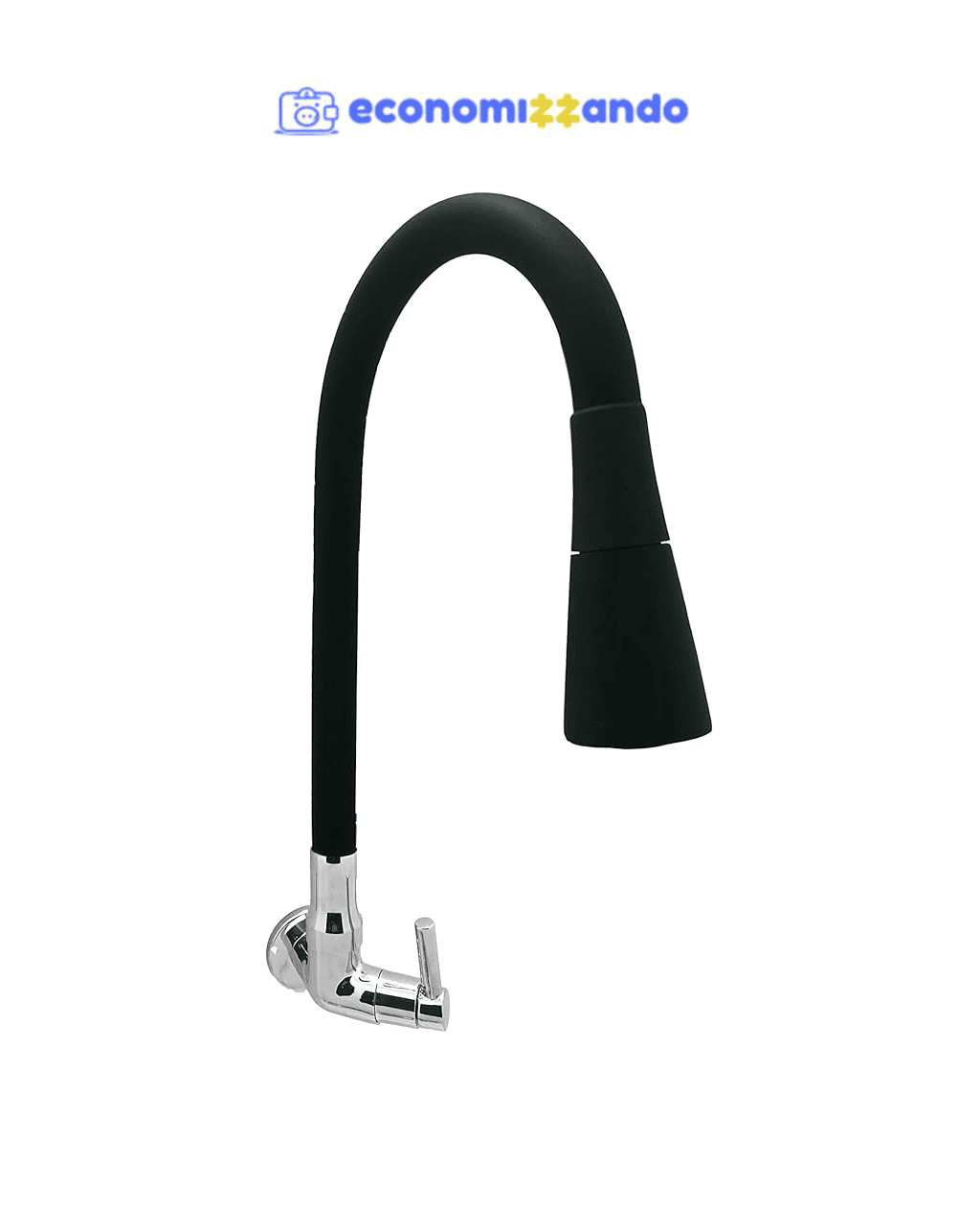 Torneira Gourmet Cozinha Flexível Cone 2 Jatos - Parede