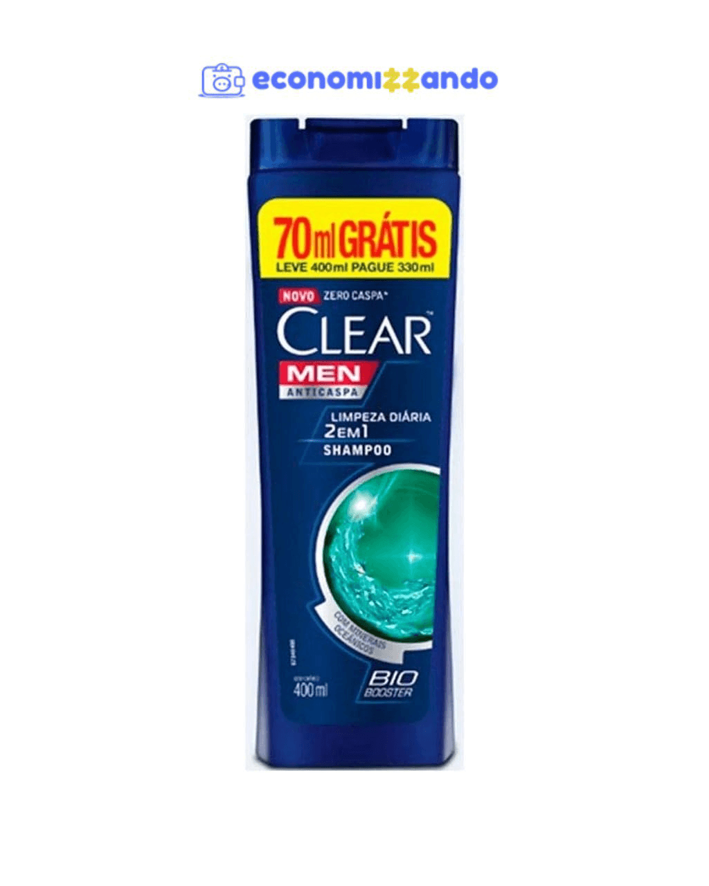 Shampoo Clear Man Anticaspa 400Ml 