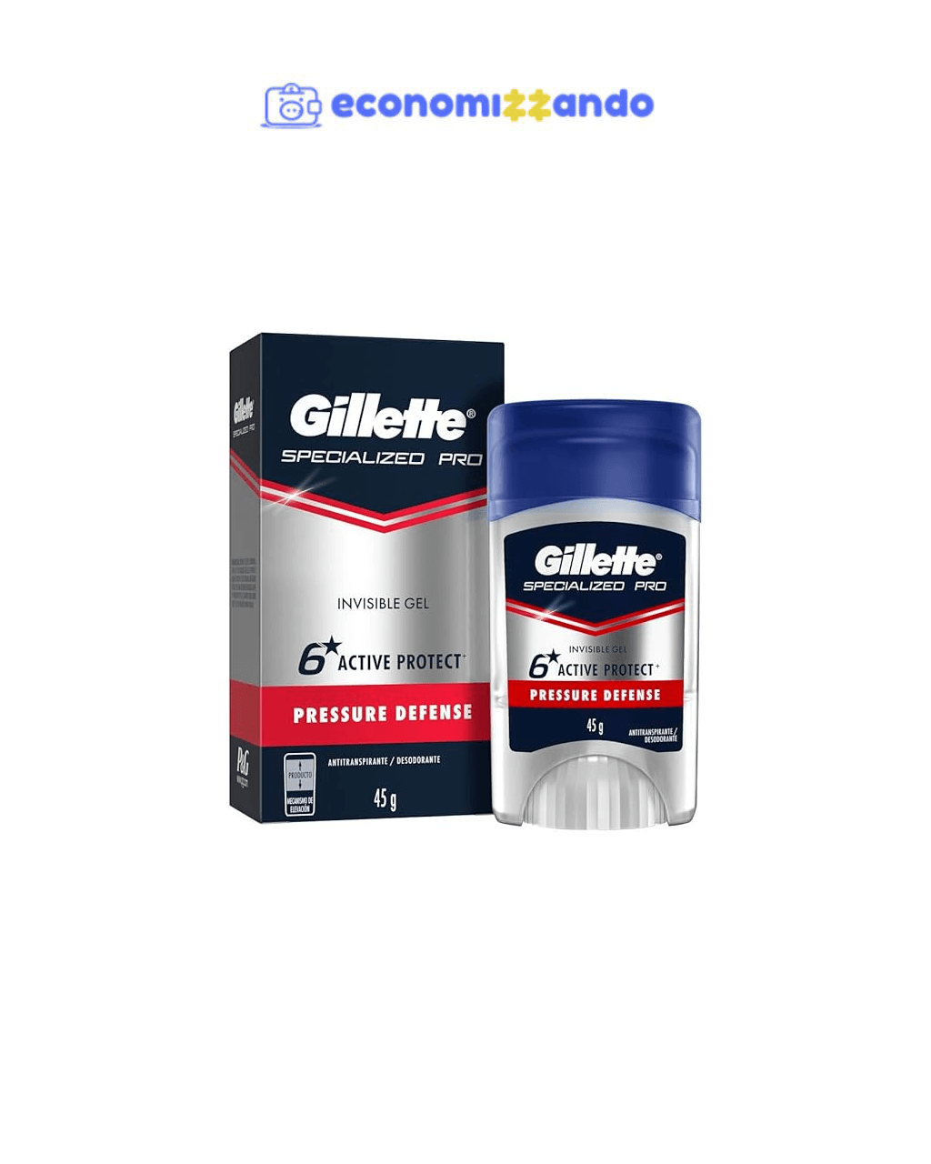 Desodorante Gel Clinical Pressure Defense Gillette 45G