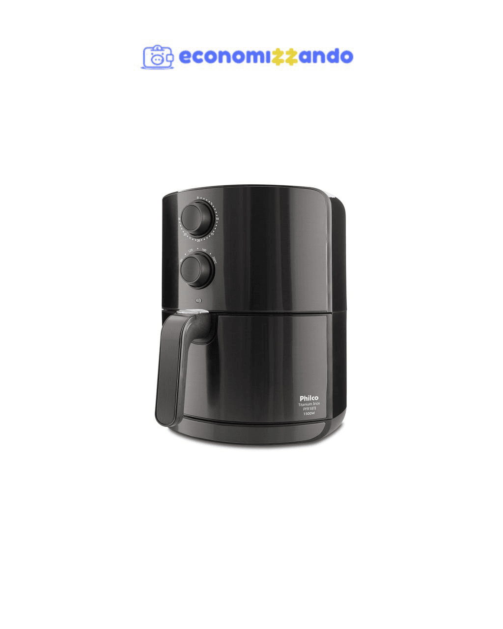 Air Fryer Philco 4,6L 1500W Titanium Inox PFR18TI