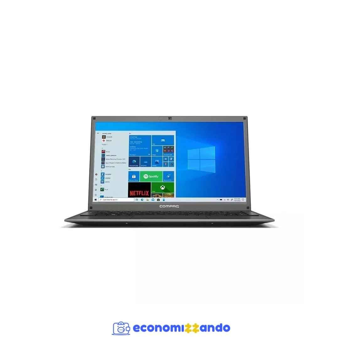 Notebook Compaq 420 Intel Pentium-N3700 4GB 120GB SSD Led Webcam HD W10 14,1'' Cinza + Office 365