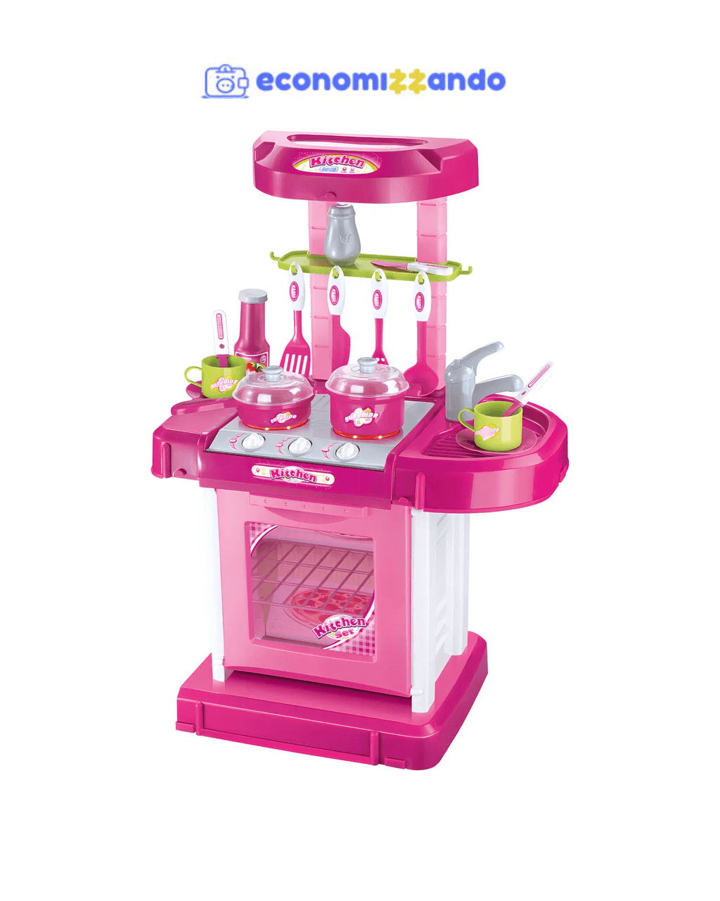 Cozinha Infantil Brinquedo C/ Som e Luz Princess Replay Kids