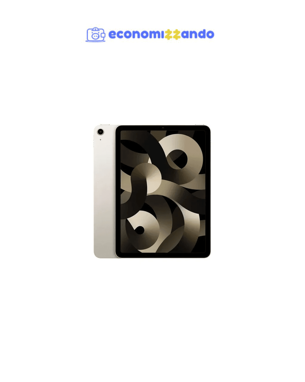 Apple iPad Air (5ª geração) 10.9" Wi-Fi 64 GB Chip M1 - Estelar