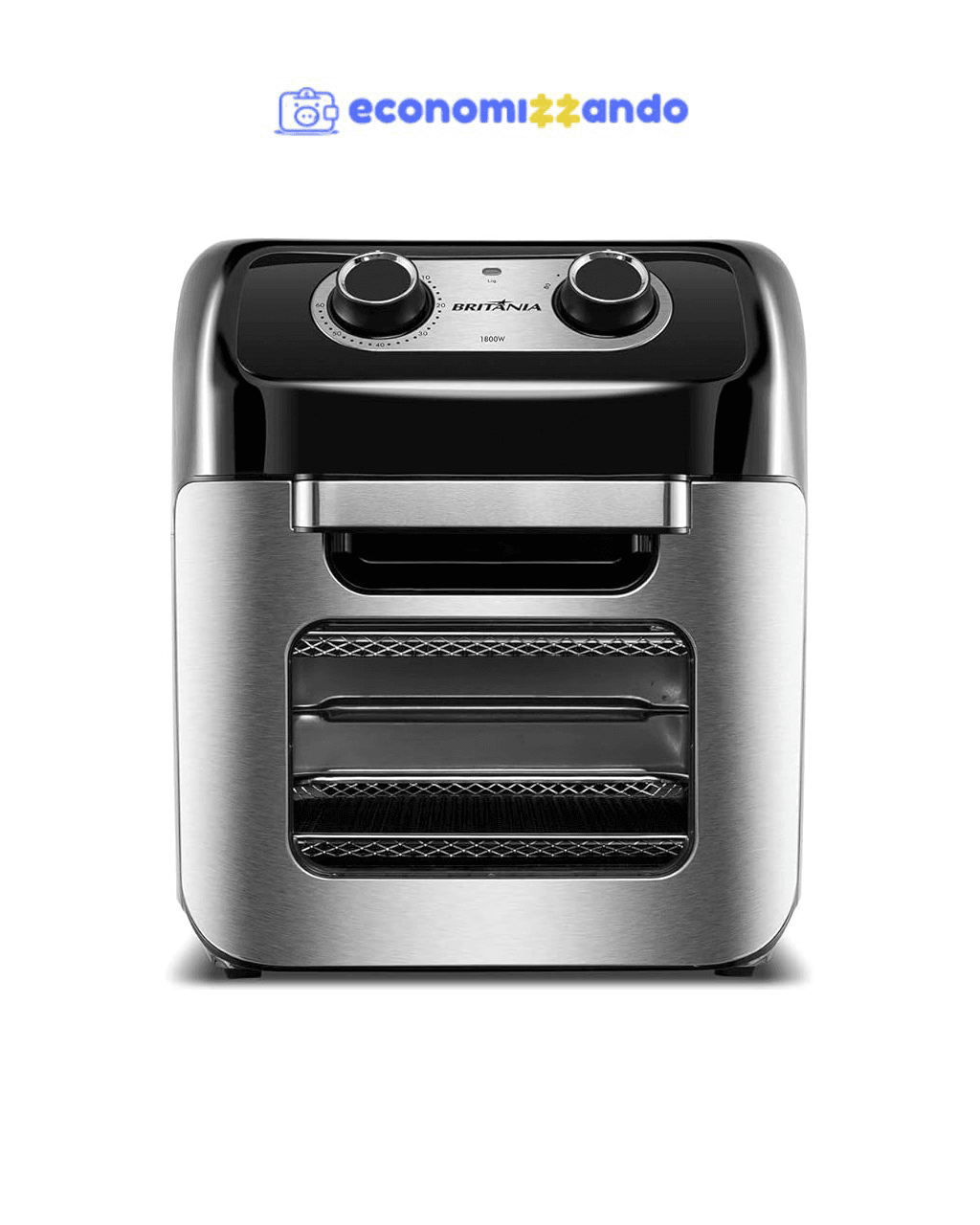 Fritadeira Air Fryer Britnia Oven 12 Litros 1800w - 127V, Modelo: BFR2300P