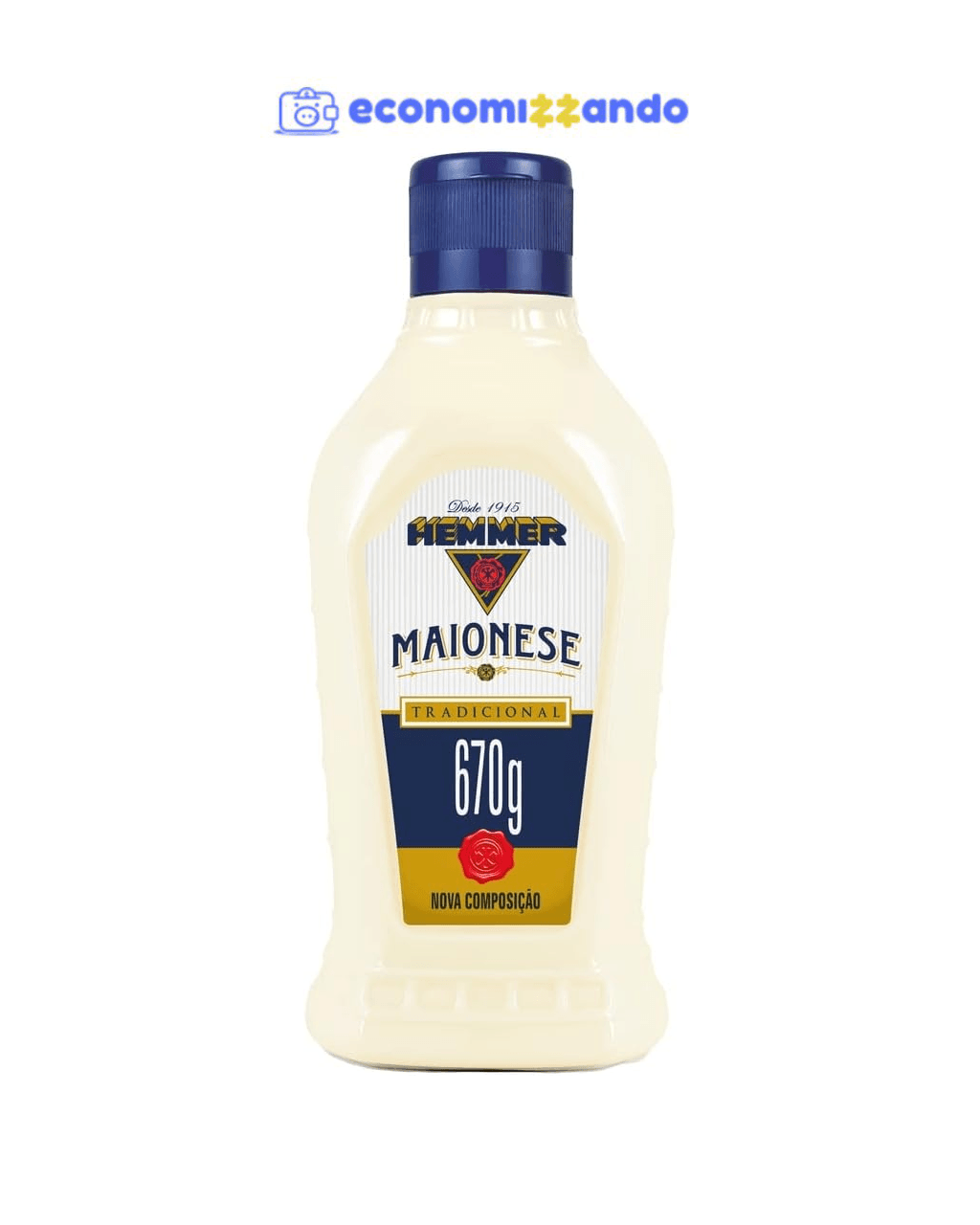 Hemmer Maionese Tradicional Squeeze 670G