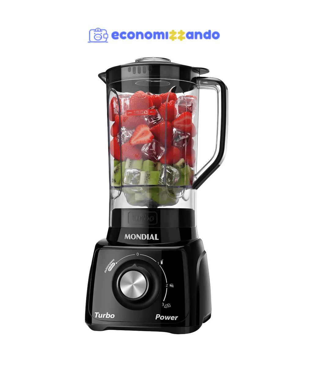 Liquidificador Turbo Power Mondial 550W - L-99 FB