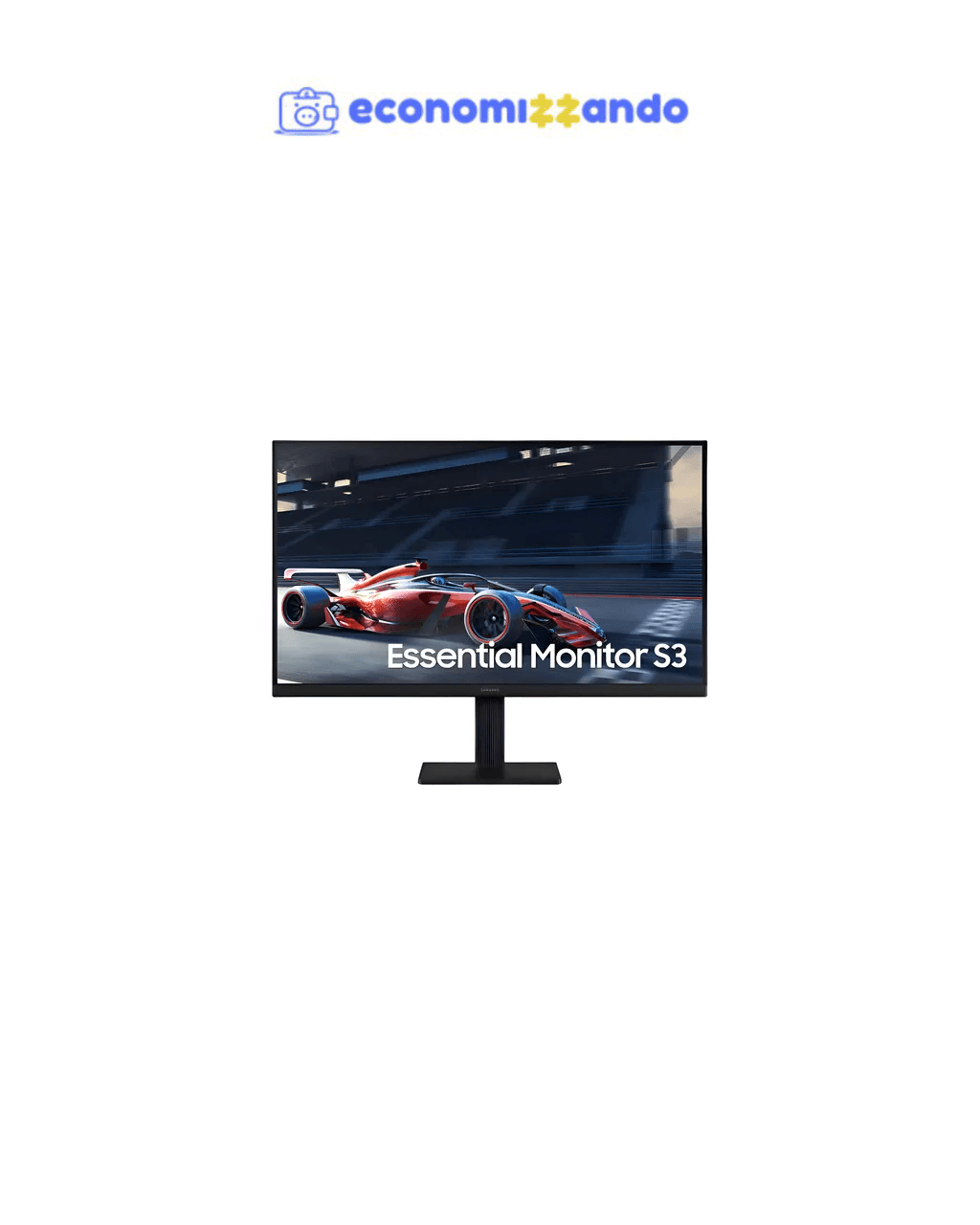 Monitor Gamer Samsung 24" FHD,100 Hz, HDMI, VGA,Preto, S3
