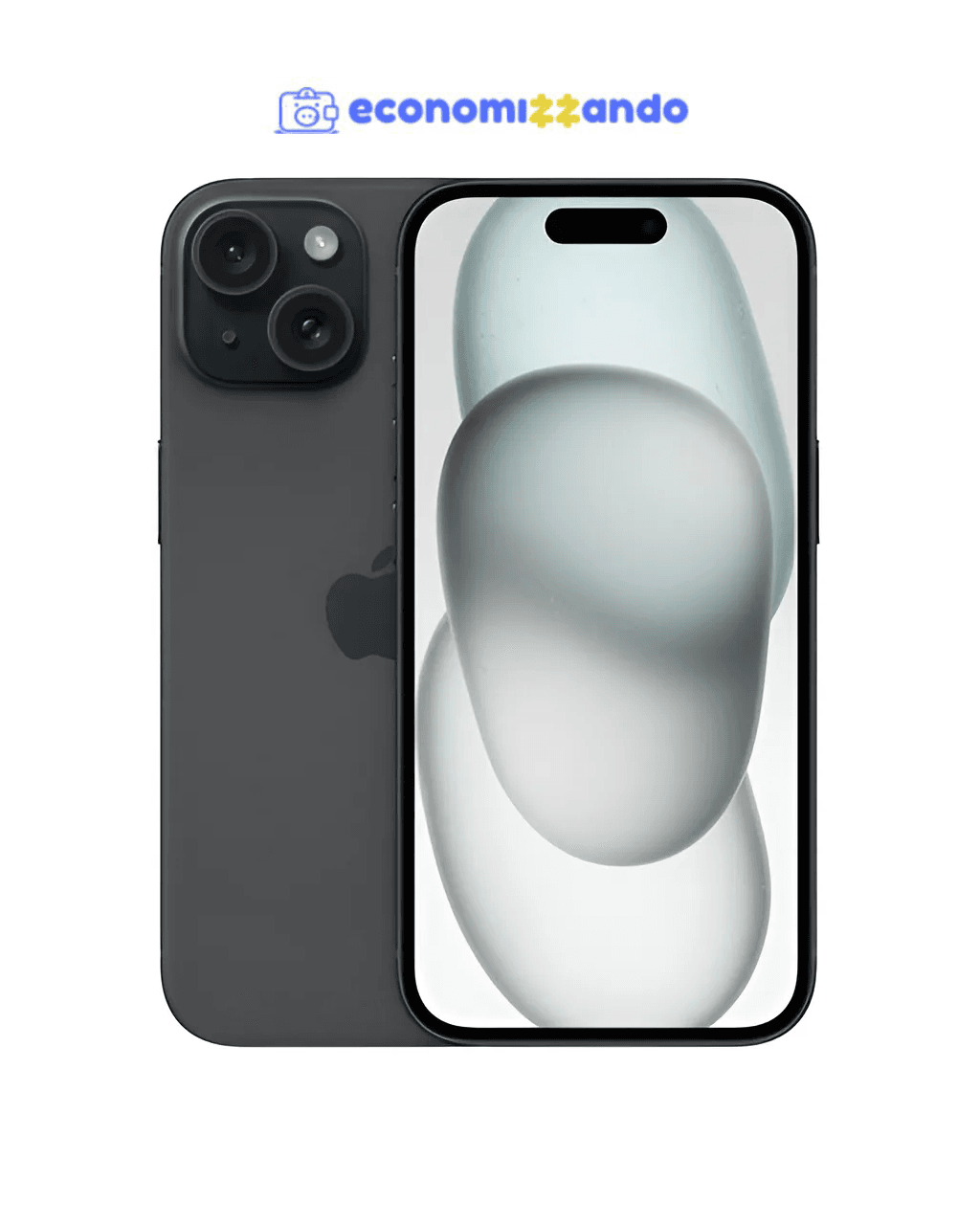 Apple iPhone 15 (128 GB) - Preto - Distribuidor Autorizado