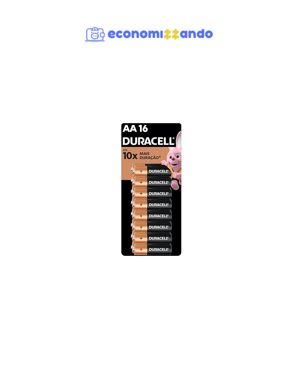 Duracell Pilha Alcalina Aa Pequena Com 16 Unidades