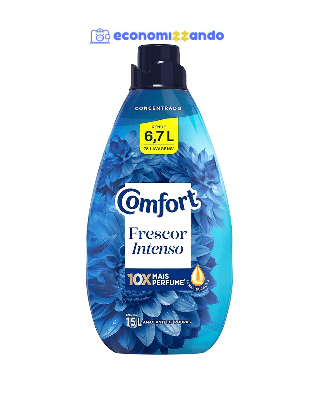 Comfort Amaciante Concentrado Frescor Intenso 1,5 L