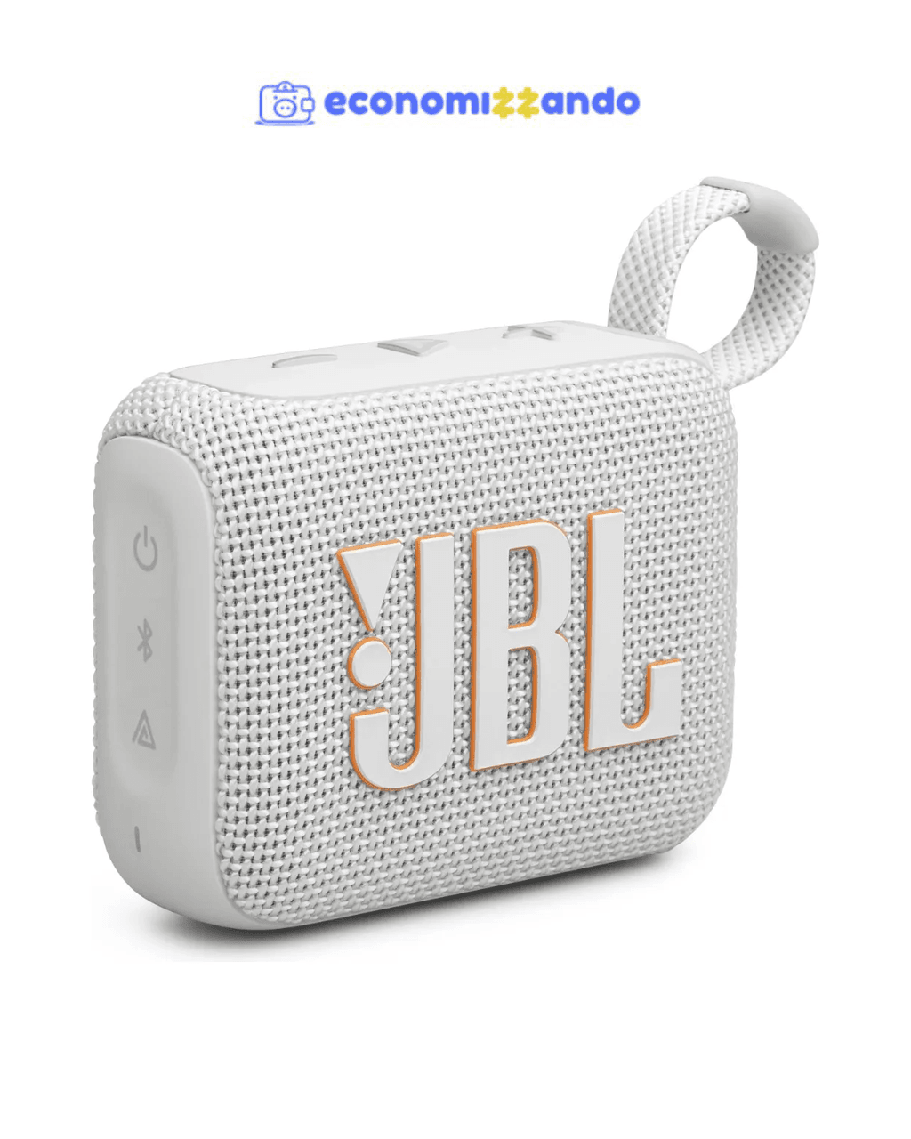 Caixa de Som Bluetooth Portátil Go 4 JBL Branca