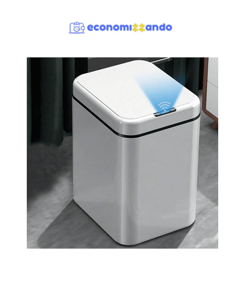 IndicadoLixeira com Sensor Automático Inteligente Abre Fácil 16 litros