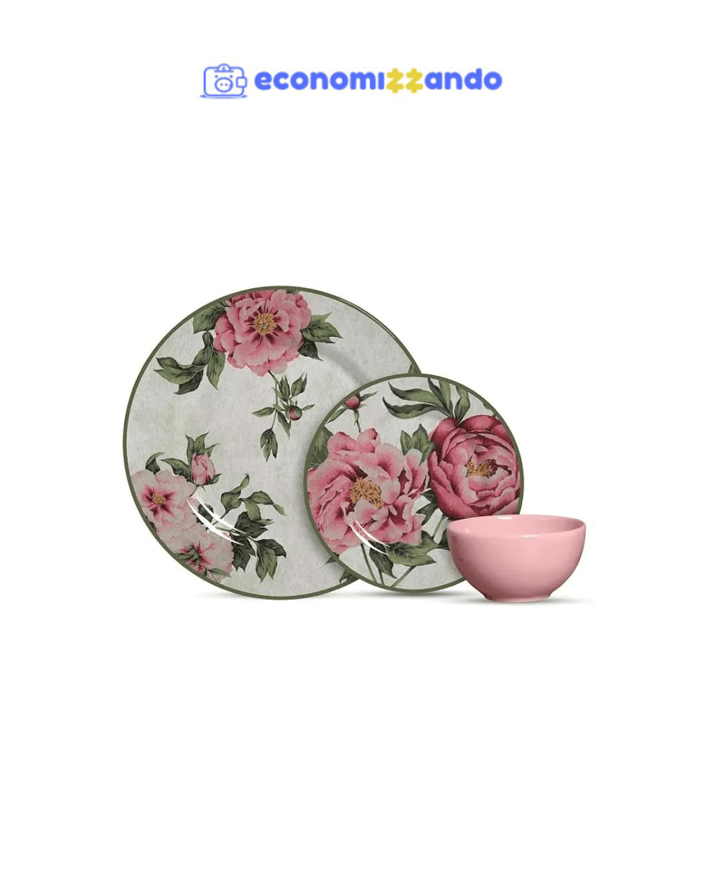 Aparelho de Jantar 12 pçs Peonia Alleanza