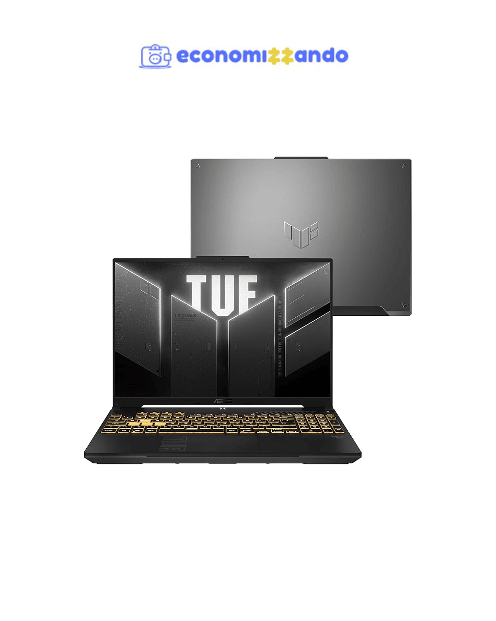 ASUS TUF Gaming F16 Intel Core 5, RTX 4050, 8 GB, 512 GB SSD, KeepOS,16.0'' FHD, Mecha Gray - FX607VU-RL054