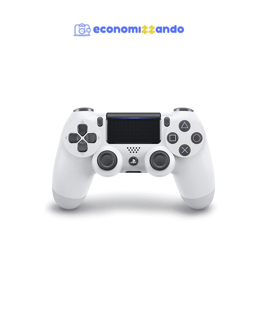 Controle Dualshock 4 Branco Glacial - PlayStation 4