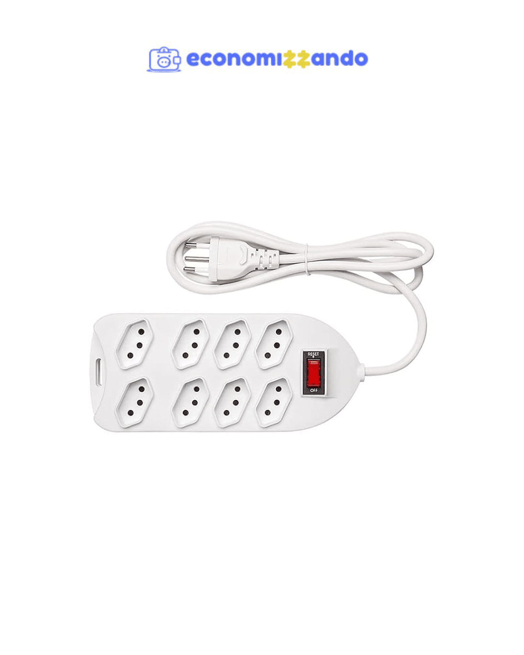 Filtro de Linha com 8 Tomadas EPE 1008  Branco Intelbras